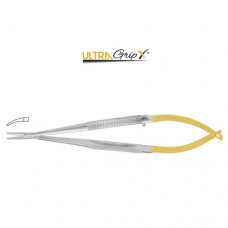 UltraGripX™ TC Barraquer Micro Needle Holder Curved - Smooth Jaws - Round Handle Stainless Steel, 13 cm - 5" UltraGripX™ TC Barraquer Micro Needle Holder Curved - Smooth Jaws - Round Handle Stainless Steel, 13 cm - 5"
